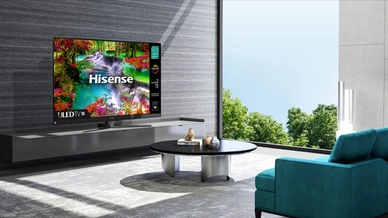 - تلویزیون هایسنس 55U8QF طراحی تلویزیون هایسنس 55u8qf