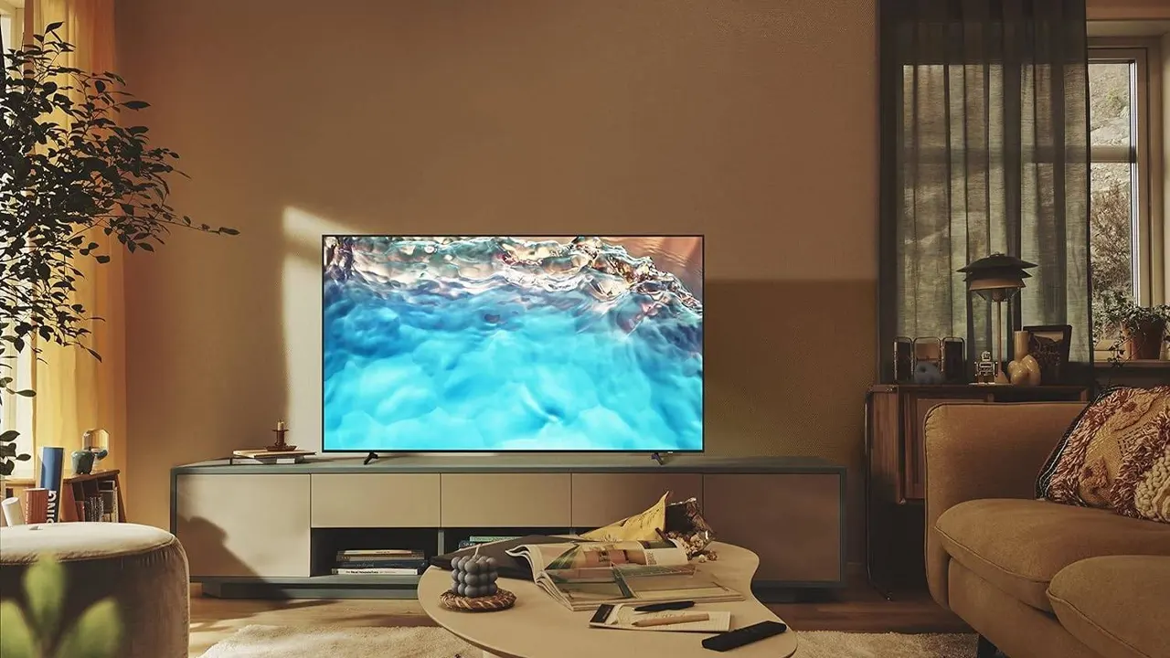 طراحی تلویزیون سامسونگ 65bu8000