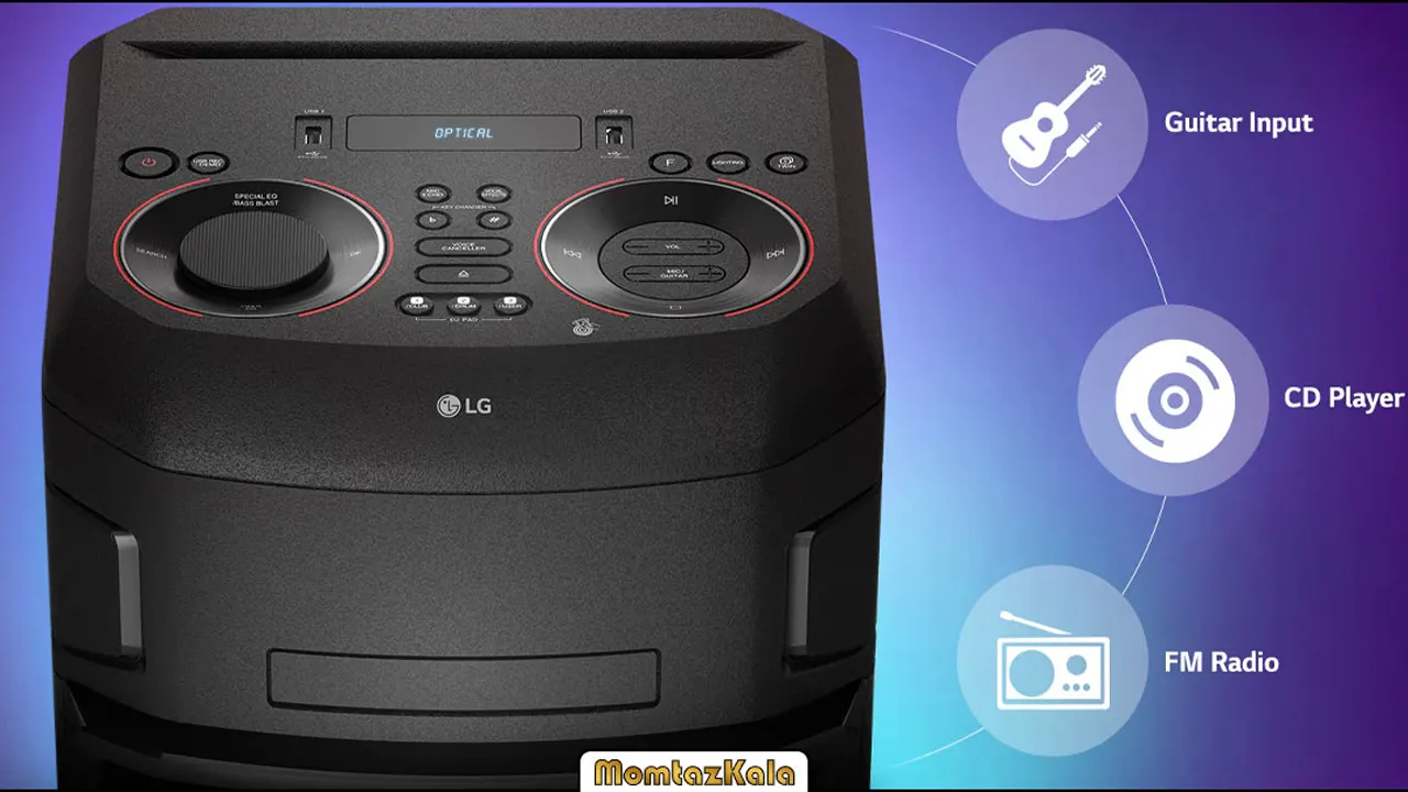 - تلویزیون ال جی 65NANO846 کیفیت صدای سیستم صوتی ال جی ON9