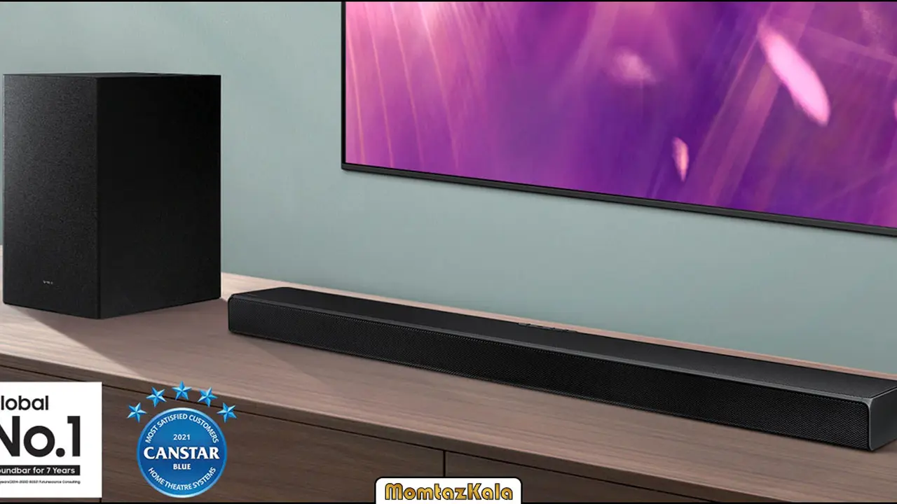 - تلویزیون ال جی 65NANO846 طراحی ساندبار سامسونگ a650