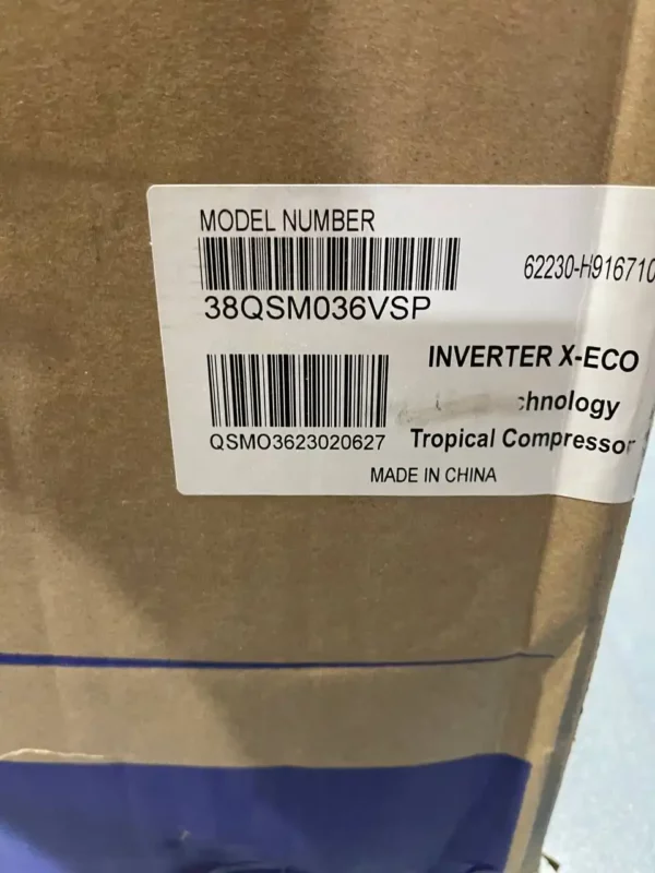 داکت اسپلیت کریر 36000 اینورتر دار موتور سنگین T3