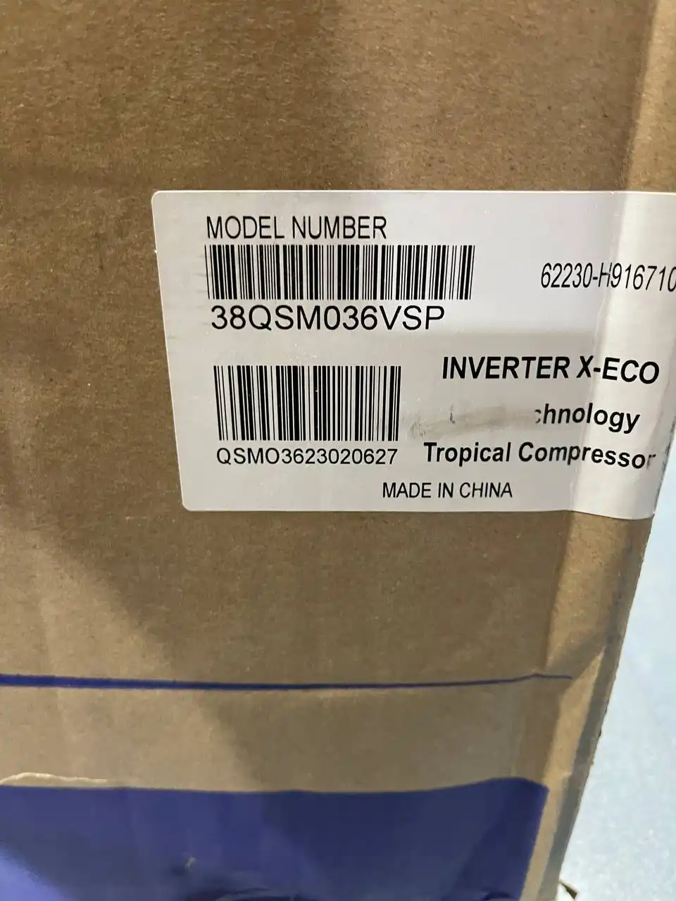 داکت اسپلیت کریر 36000 اینورتر دار موتور سنگین T3