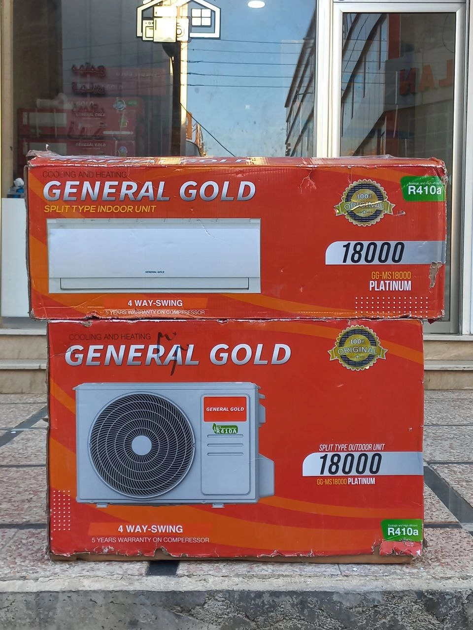کولر گازی جنرال گلد پلاتینیوم 18000
