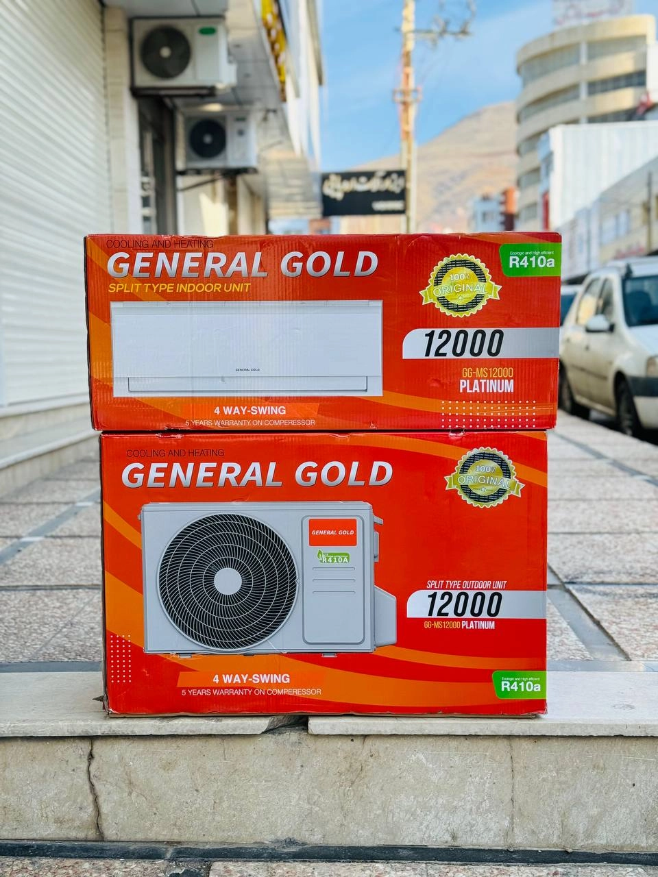 کولر گازی جنرال گلد پلاتینیوم 12000