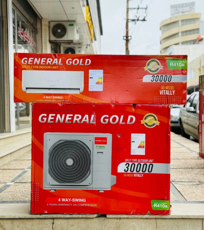 کولر گازی جنرال گلد ویتالی 30000 موتور سنگین T3