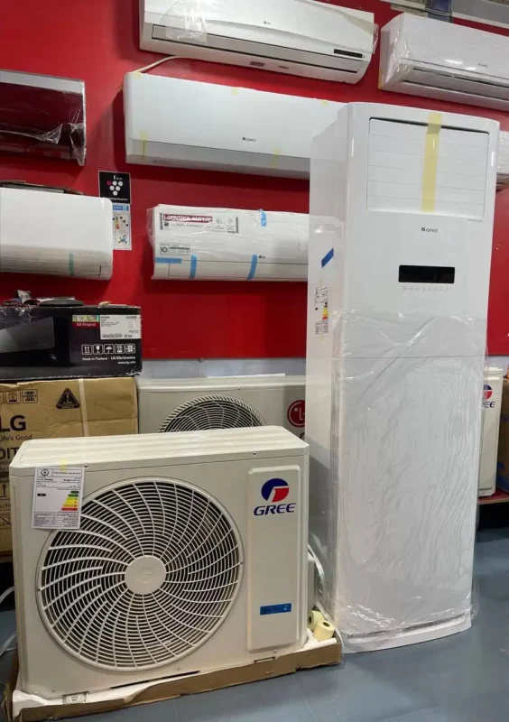 کولر گازی ایستاده گری اینورتر دار 36000