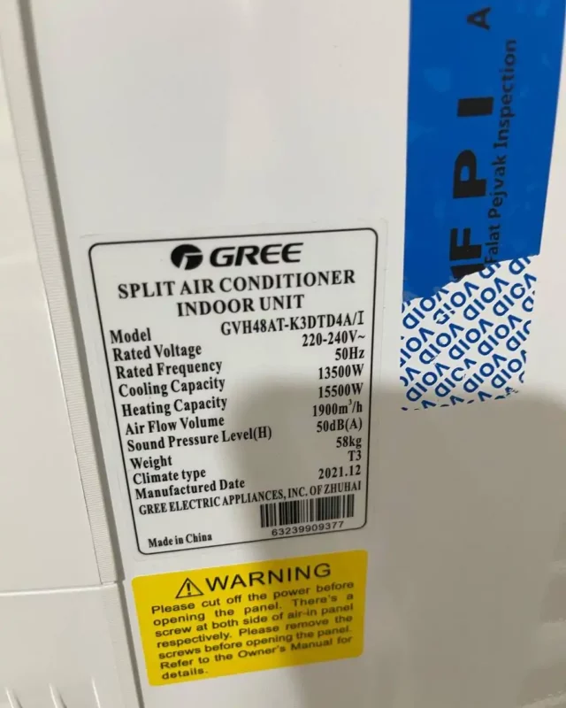 کولر گازی ایستاده گری 48000 اینورتر