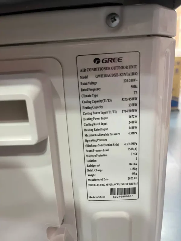 کولر گازی گری پلار 18000 GWH