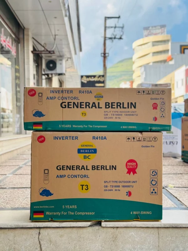 کولر گازی جنرال برلین 18000 اینورتر T3