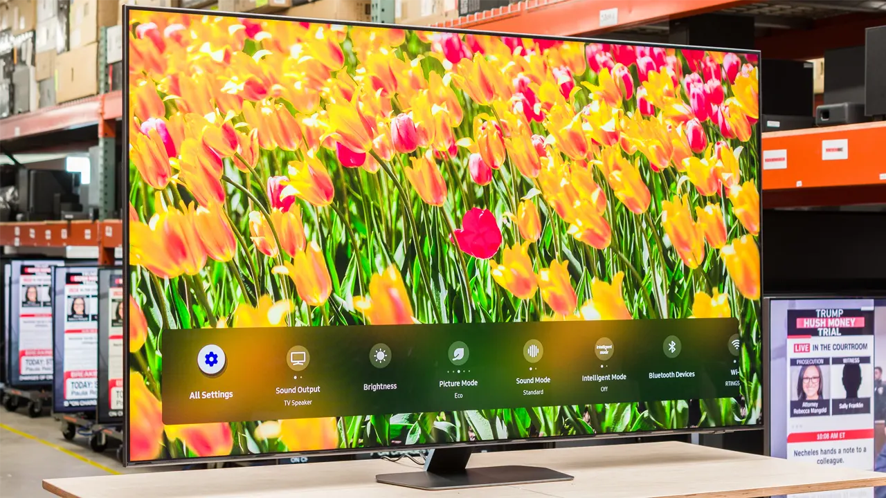 - تلویزیون سامسونگ 75QN90D کیفیت تصویر تلویزیون سامسونگ 75qn90d