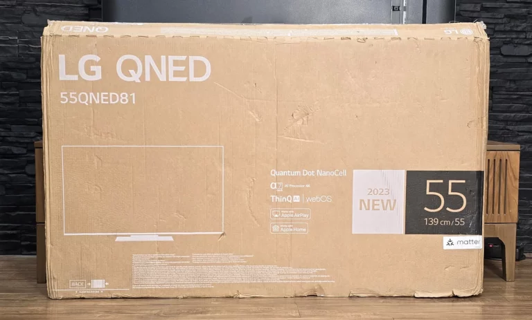 کارتن تلویزیون ال جی QNED816 کارتن تلویزیون ال جی QNED816