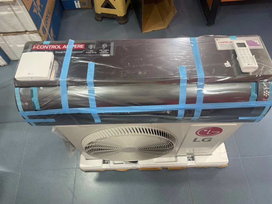 کولر گازی ال جی 19000 دوال اینورتر ART T4 پنل مشکی