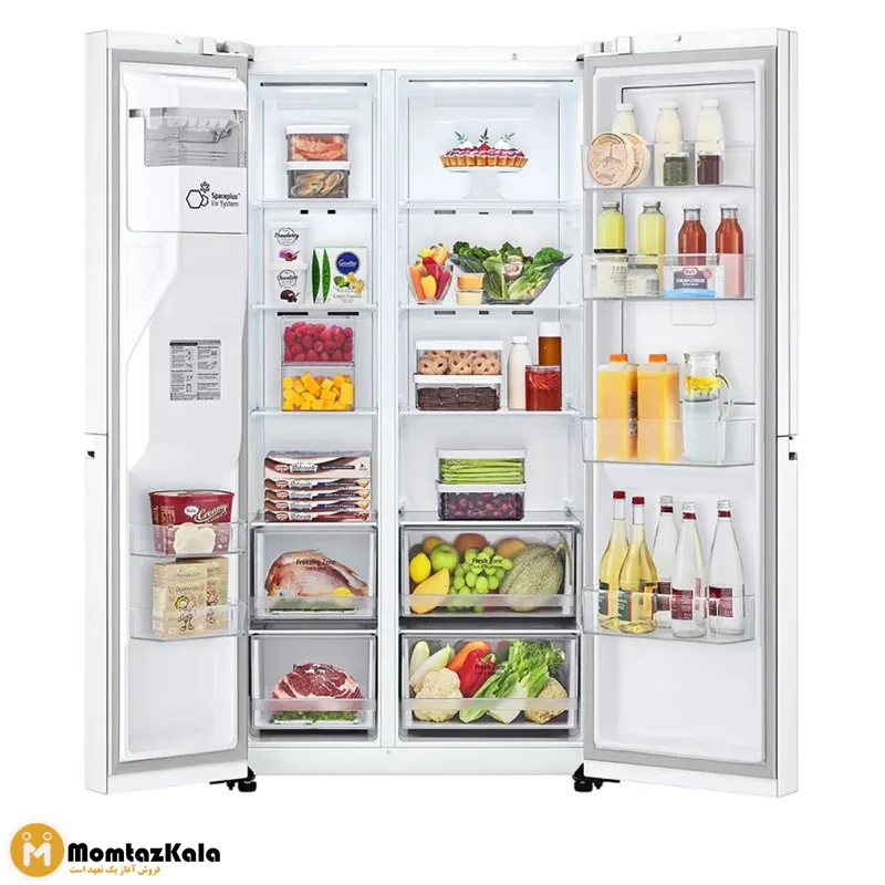 یخچال ساید بای ساید ال جی J257 سفید