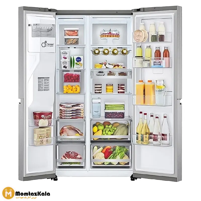 یخچال ساید بای ساید ال جی J348 سفید