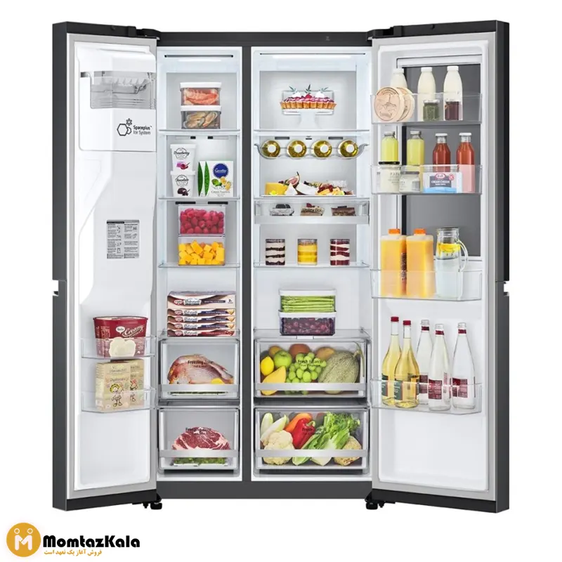 یخچال ساید بای ساید ال جی X287 مشکی