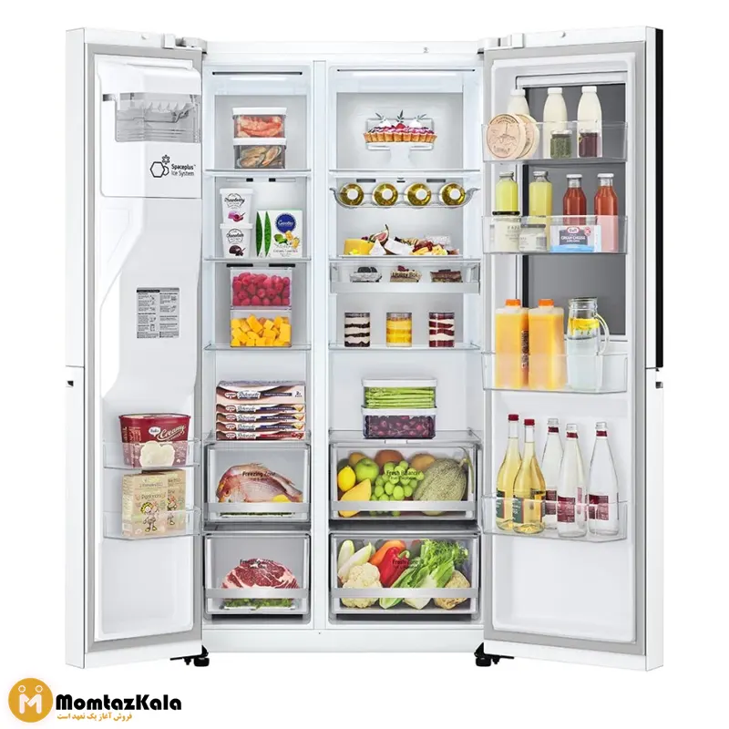 یخچال ساید بای ساید ال جی X287 سفید