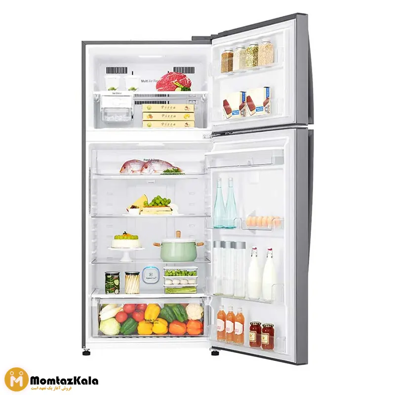یخچال بالا پایین ال جی 682 نقره ای
