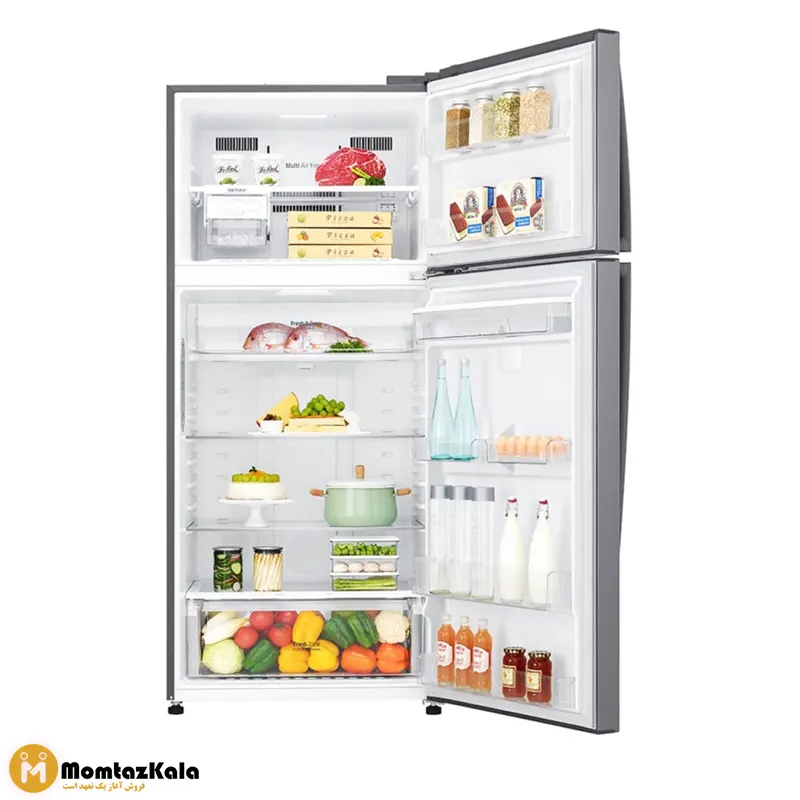 یخچال بالا پایین ال جی 782 نقره ای