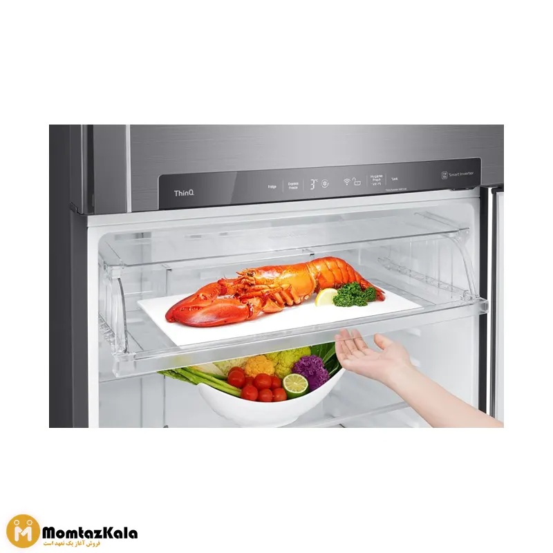 یخچال بالا پایین ال جی 782 نقره ای