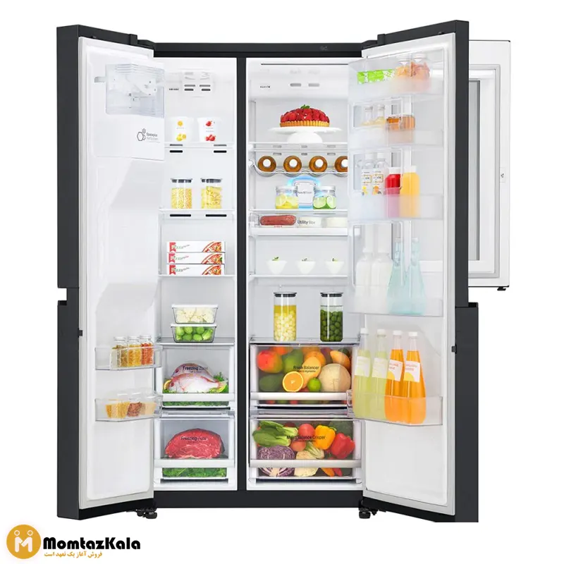 یخچال ساید بای ساید ال جی X257 دودی