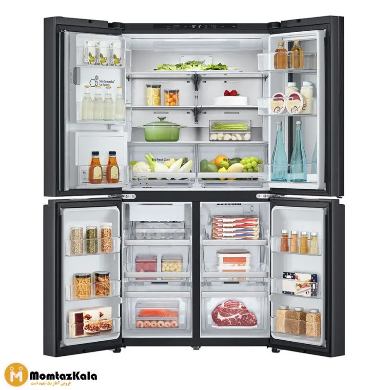 یخچال ساید بای ساید ال جی X33 دودی