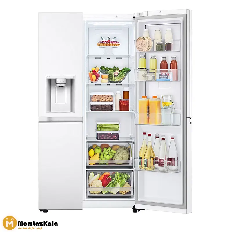 یخچال ساید بای ساید ال جی X348 سفید