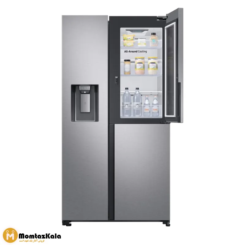 یخچال ساید بای ساید سامسونگ RS80 نقره ای