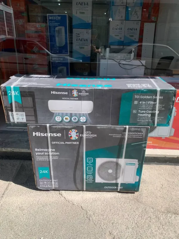 کولر گازی هایسنس 24000 پنل بزرگ