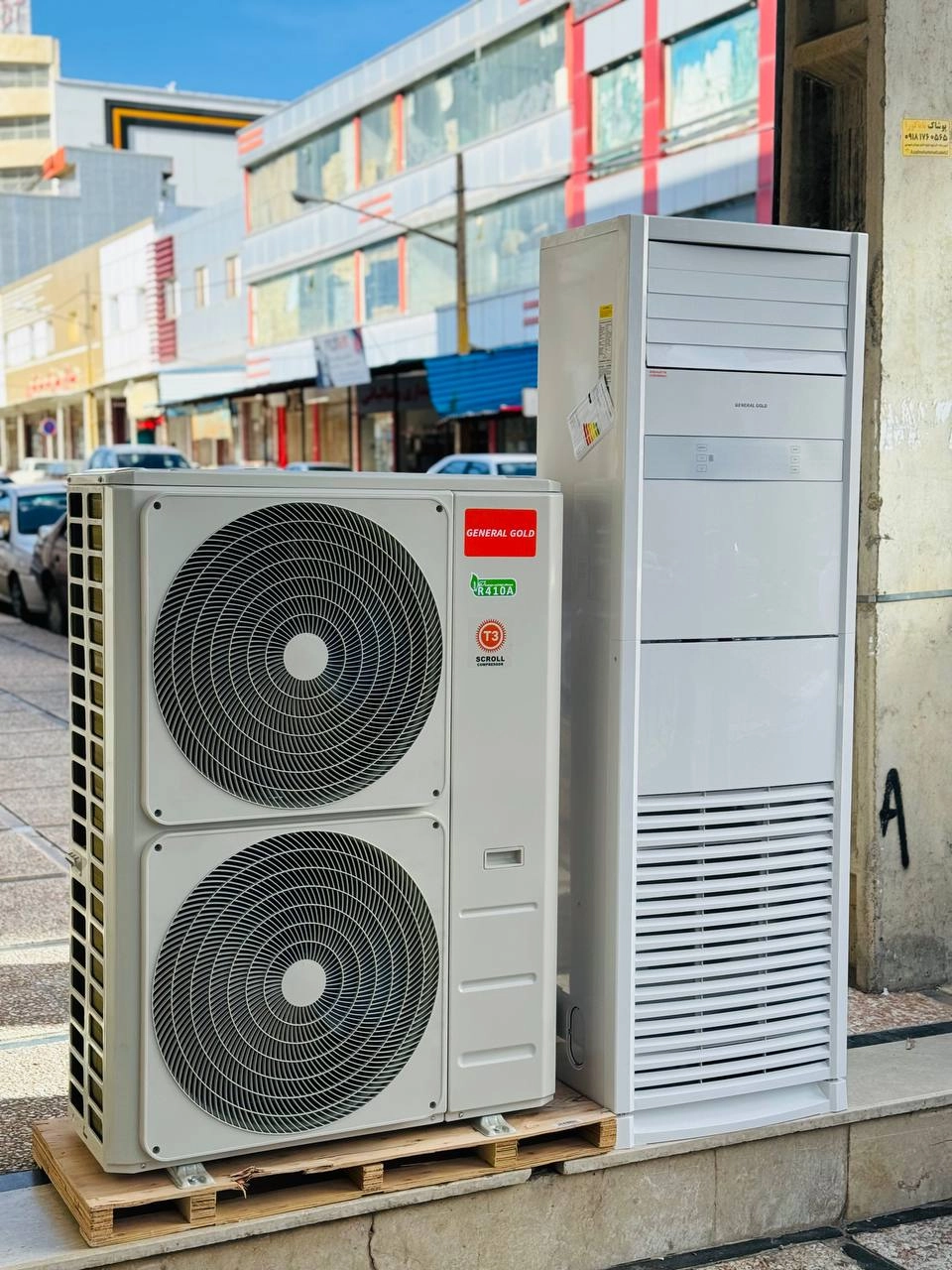 کولر گازی ایستاده جنرال گلد 60000 اسکرول T3