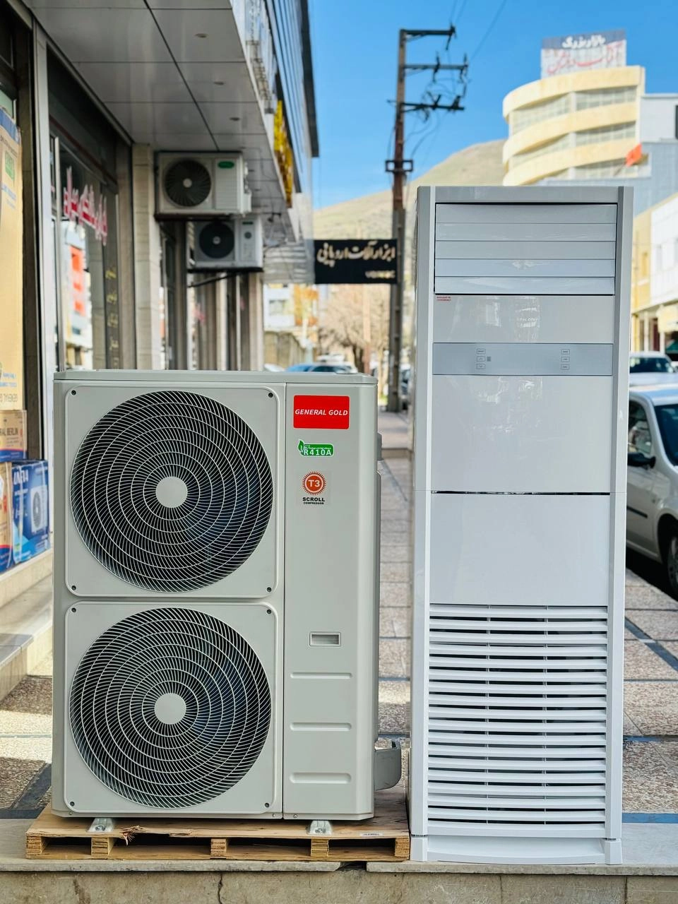 کولر گازی ایستاده جنرال گلد 60000 اسکرول T3