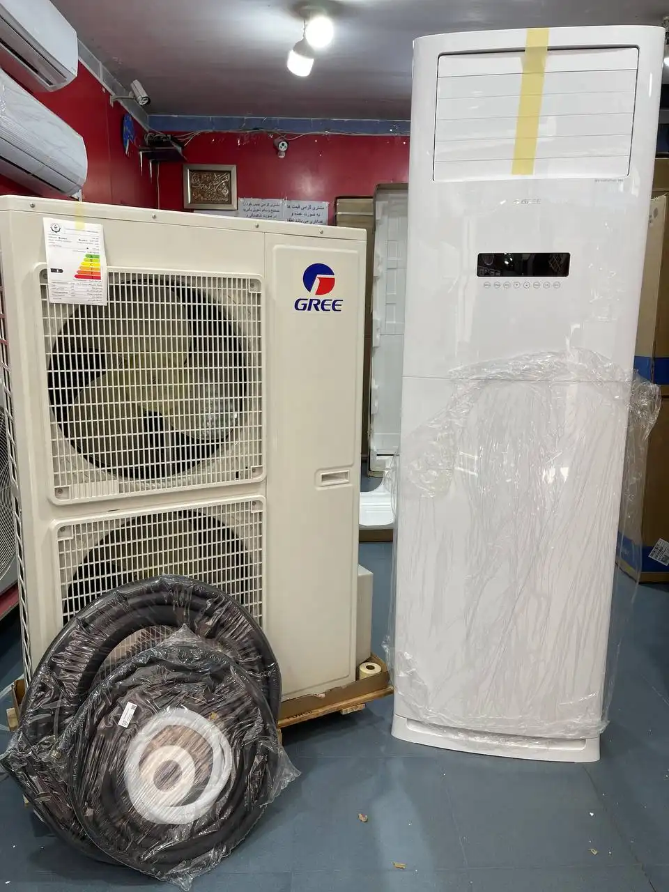 کولر گازی ایستاده گری 48000