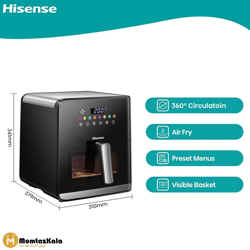 سرخ کن بدون روغن هایسنس H09