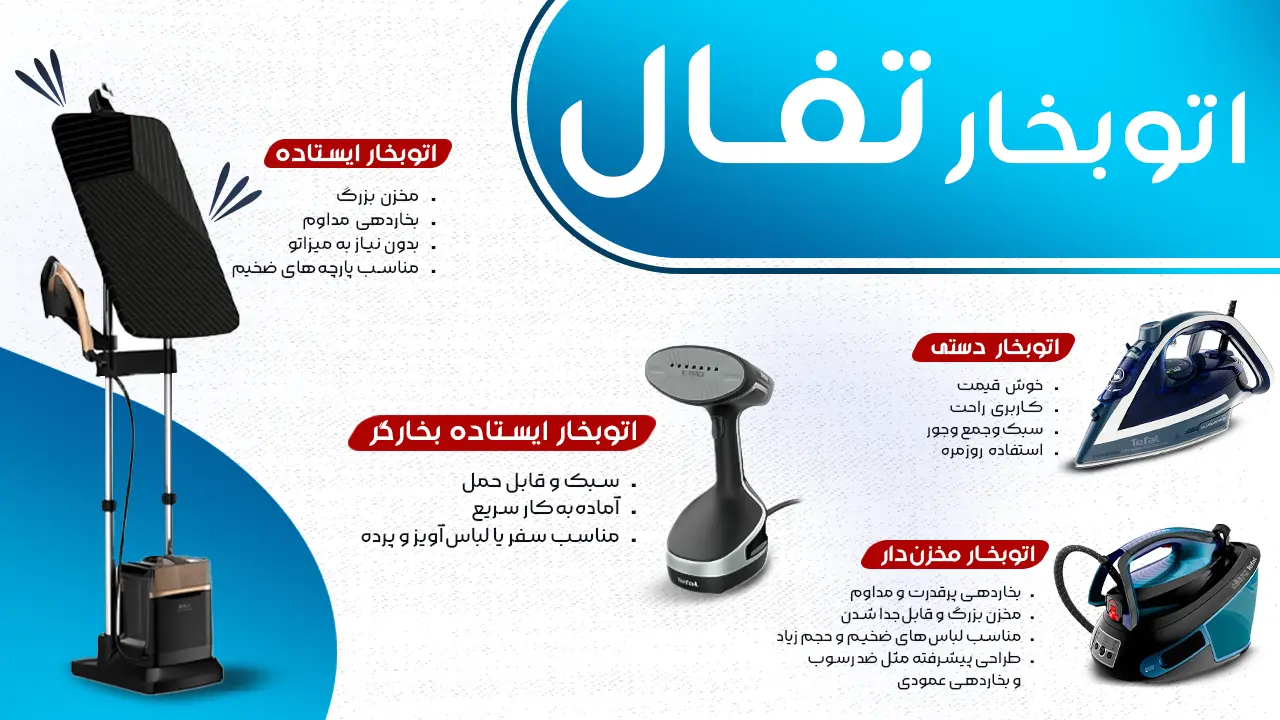 انواع مدل های اتوبخار برند فوما