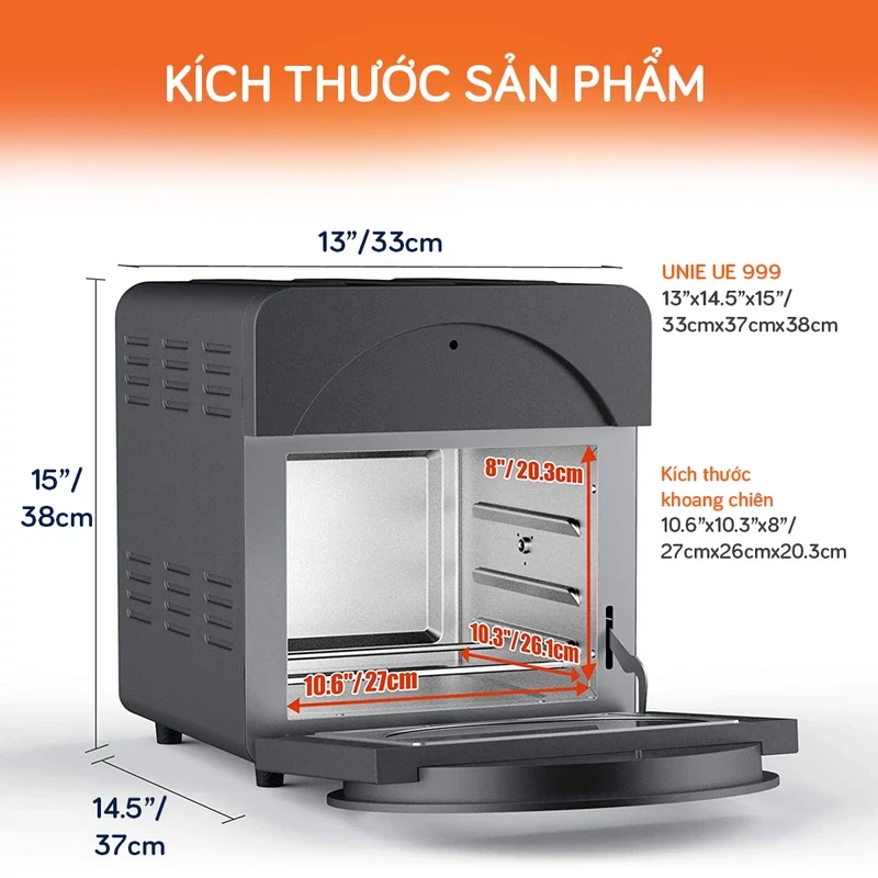 سرخ کن بدون روغن یونی UE-999