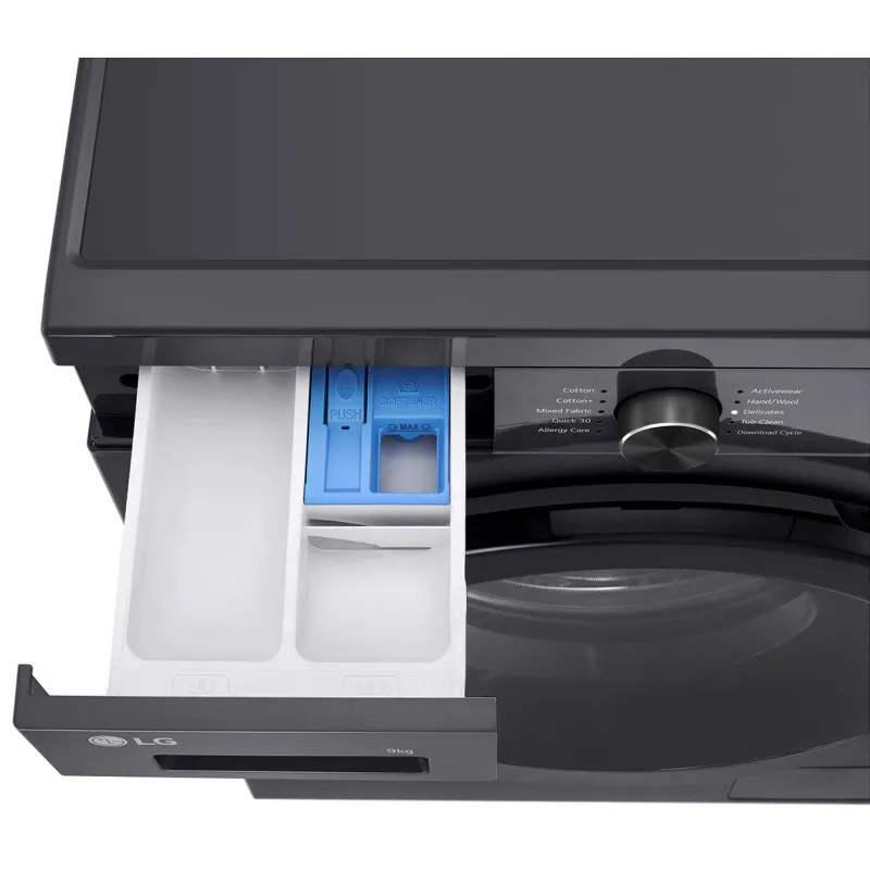 لباسشویی ال جی 9 کیلو Y1 دودی