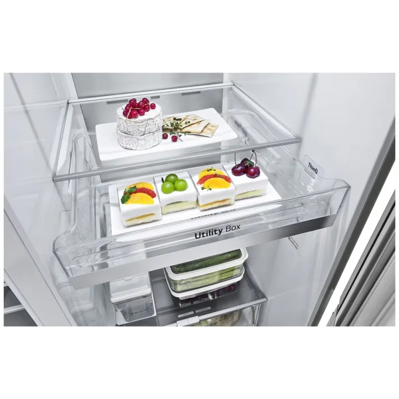 یخچال ساید بای ساید ال جی X257 سیلور