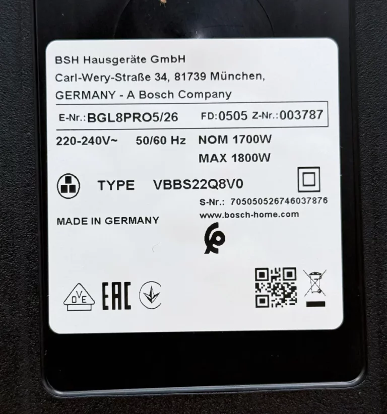 جاروبرقی بوش BGL8PRO5 جاروبرقی بوش BGL8PRO5