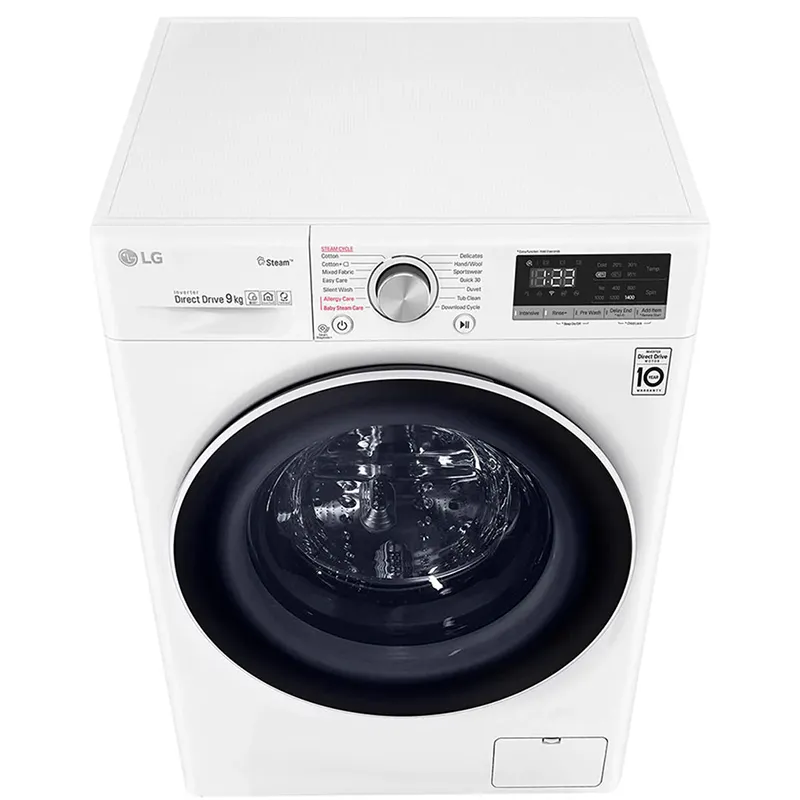 لباسشویی ال جی 9 کیلو V5 سفید