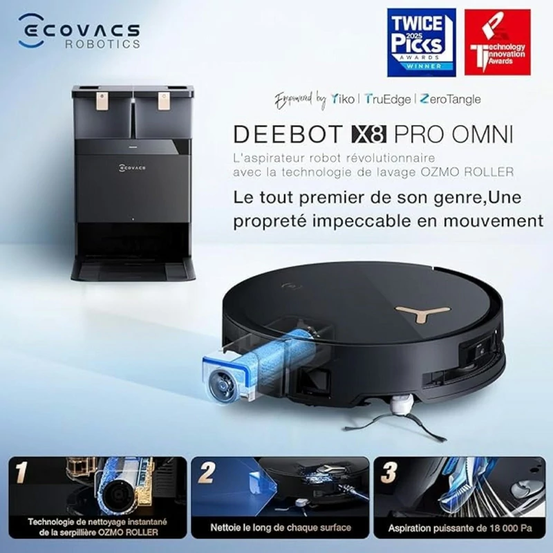 جارو رباتیک اکووکس X8 Pro Omni