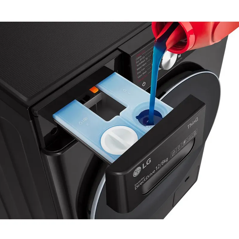 لباسشویی ال جی V9 دودی 12 کیلو