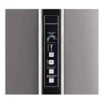 نمای نزدیک پنل کنترل یخچال هیتاچی R-V820PUK1KBSL نقره ای
