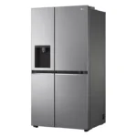 نمای زاویه دار سمت راست یخچال ساید ال جی GCL-287GVL نقره ای