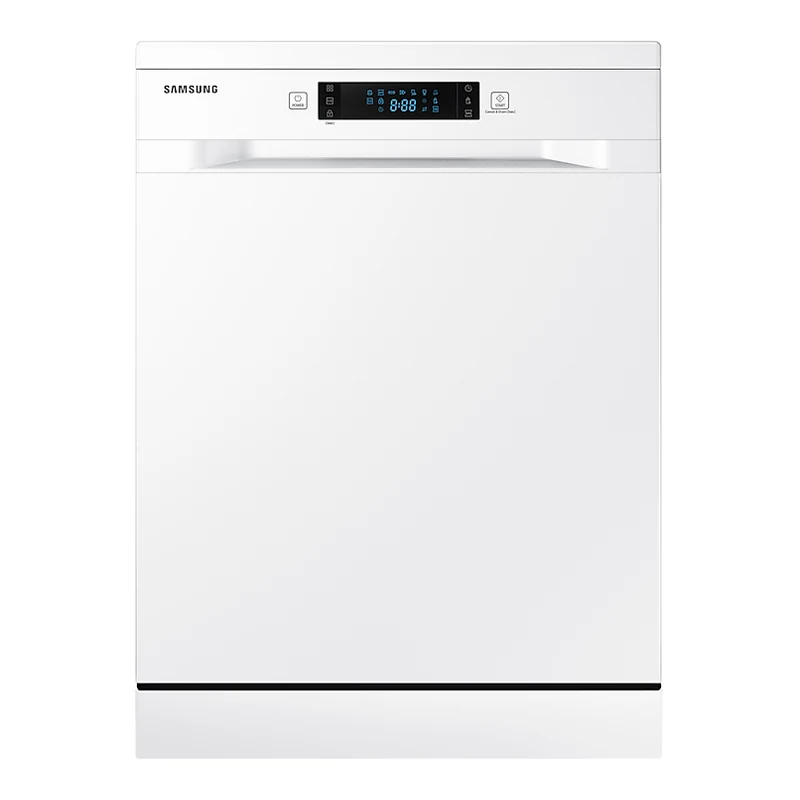 نمای روبه‌روی ماشین ظرفشویی سامسونگ DW60M5070FW سفید