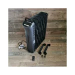 عکس واقعی شوفاژ آمازون CY83RR-11 و پایه‌ها و ریموت پیش از نصب
