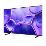 نمای زاویه‌دار از سمت راست تلویزیون سامسونگ U8092F